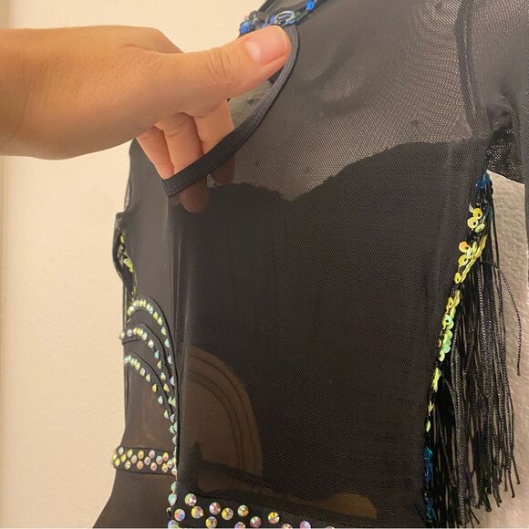 Revolution solo custom Tenth House Dance costume STARLIGHT TH24201 LC child - Picture 6 of 11